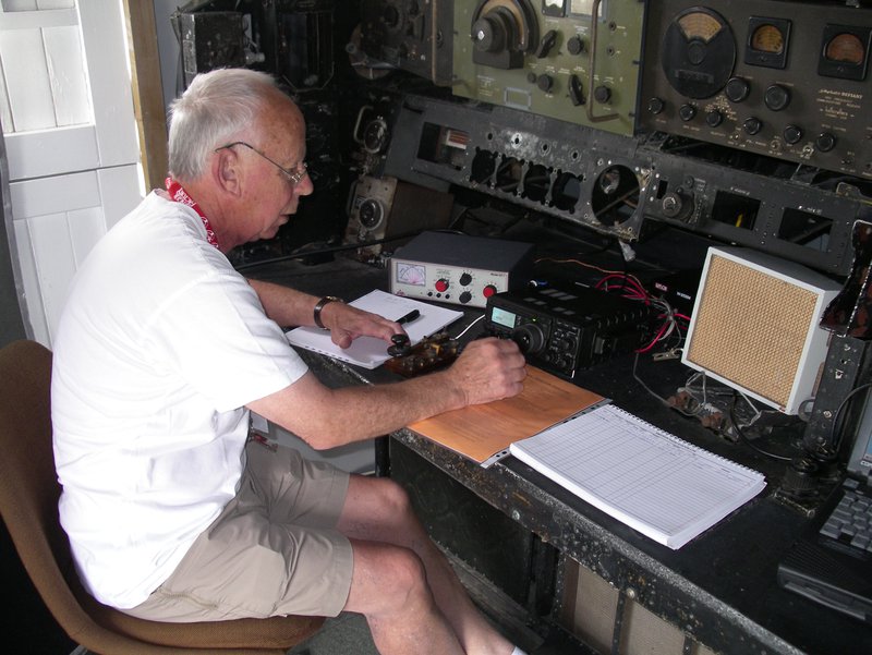 Don, G0ACK operating one of our demonstration stations